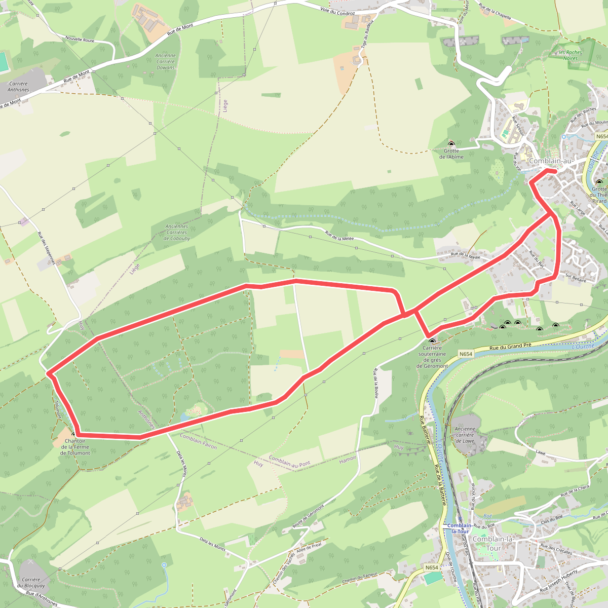 CB04 Géromont - Bois de Comblain - Géromont