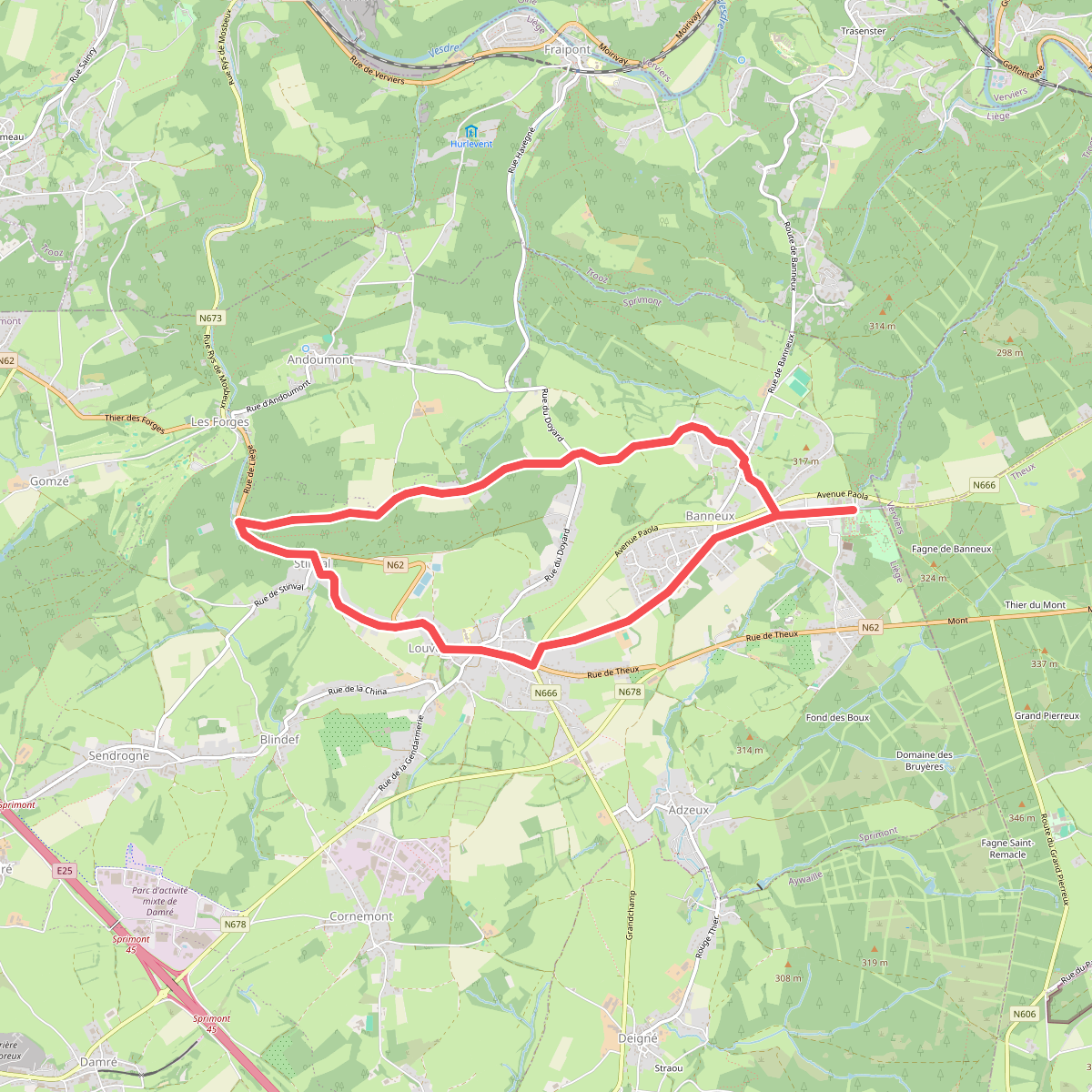 Louveigné, Stinval et Cornémont