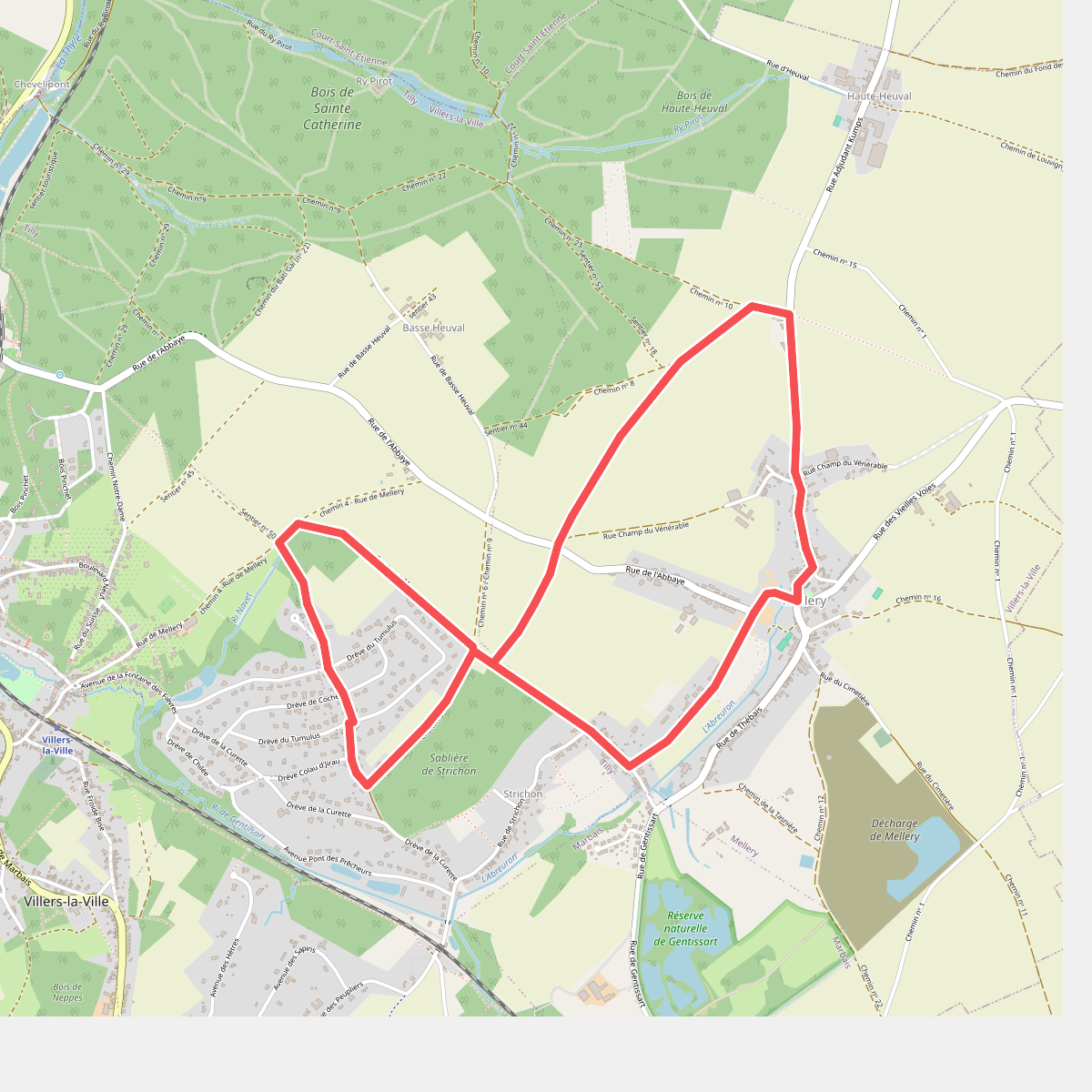 Les environs de Strichon