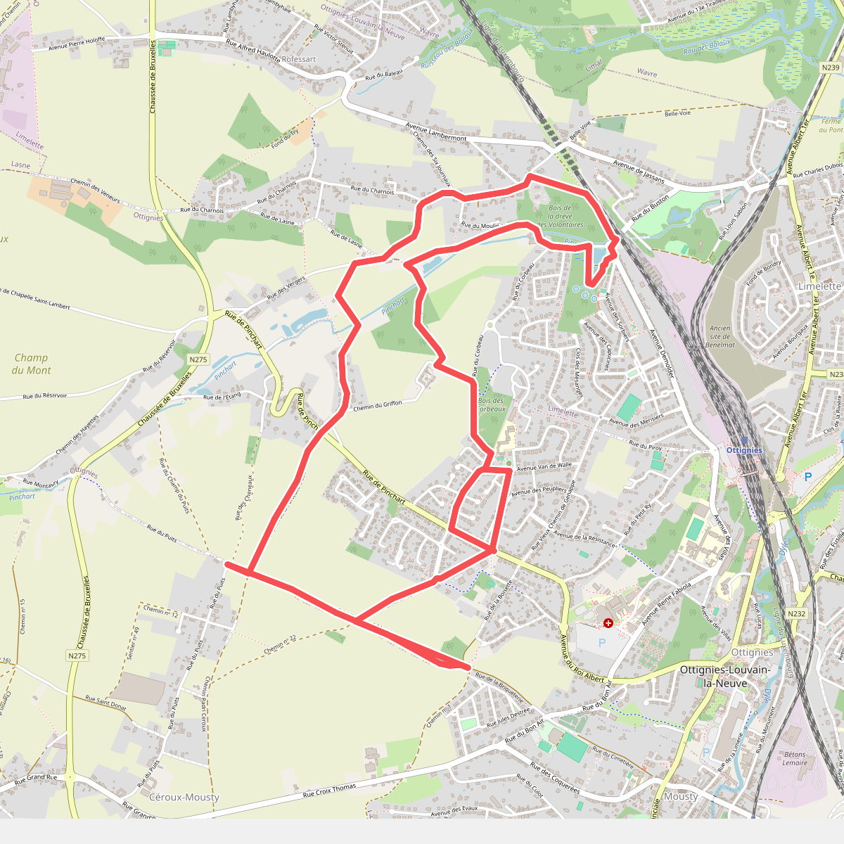 Promenade à Ottignies-Louvain-la-Neuve n 3 : Petit-Ry — Buston