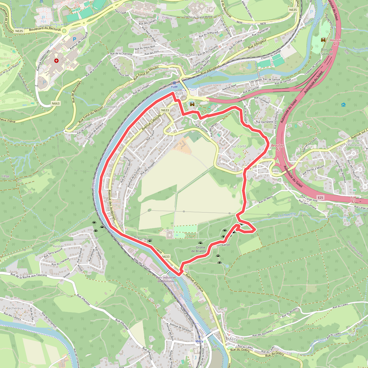 ES12 Tilff - Sentier de la Chawresse