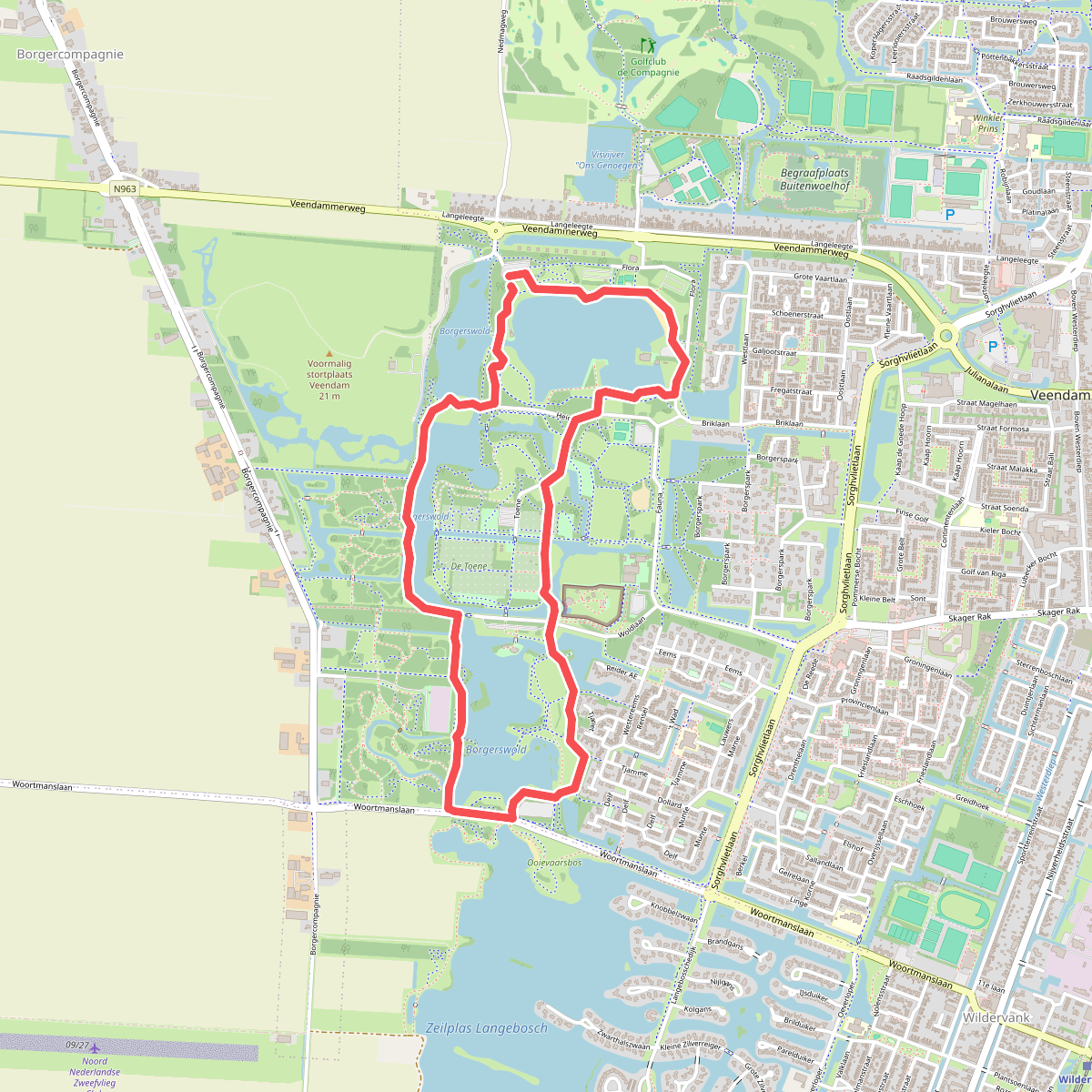 Winterwandeling, Borgerswold Veendam