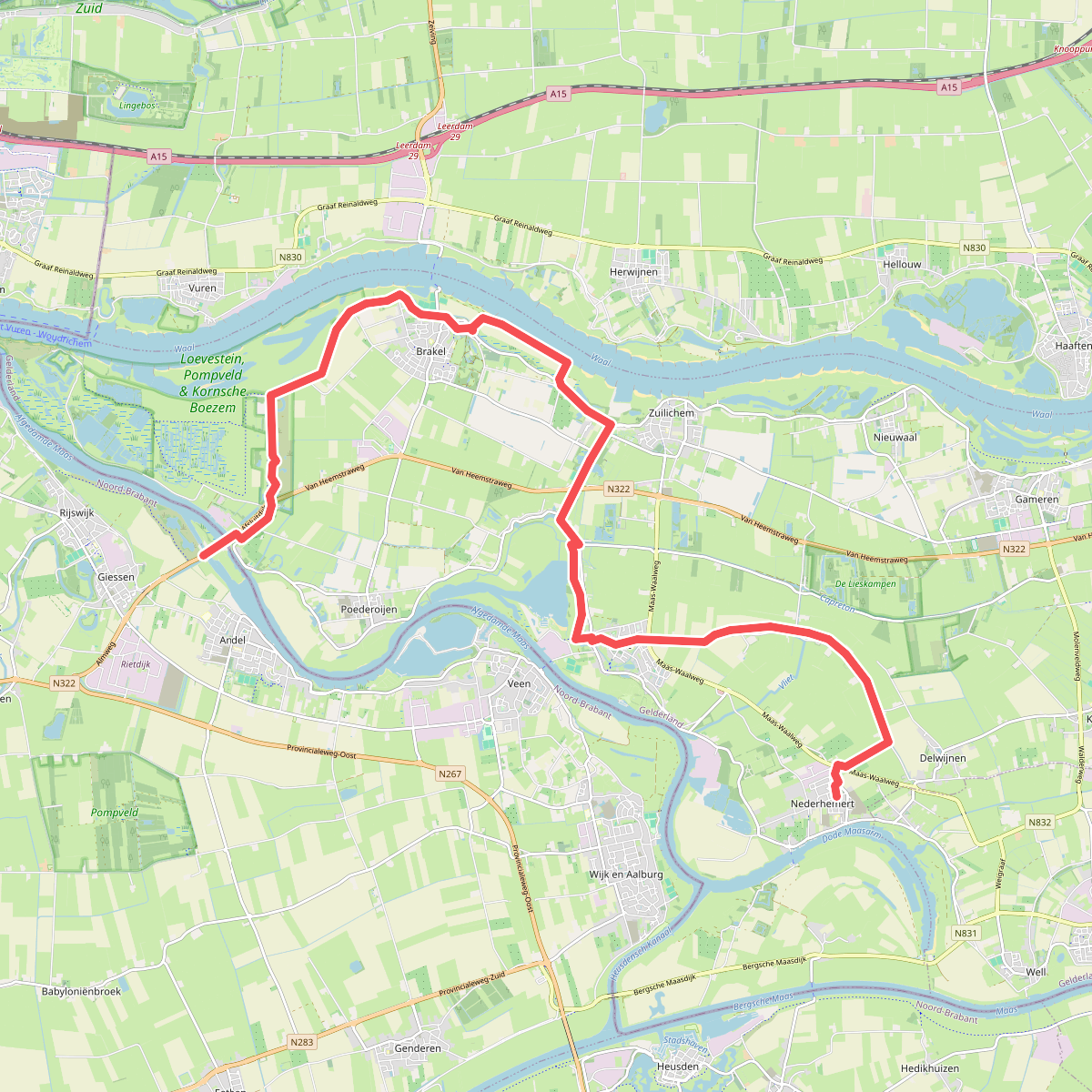 Wilhelminasluis (Giessen) - Ne · Pelgrimspad etappe 9