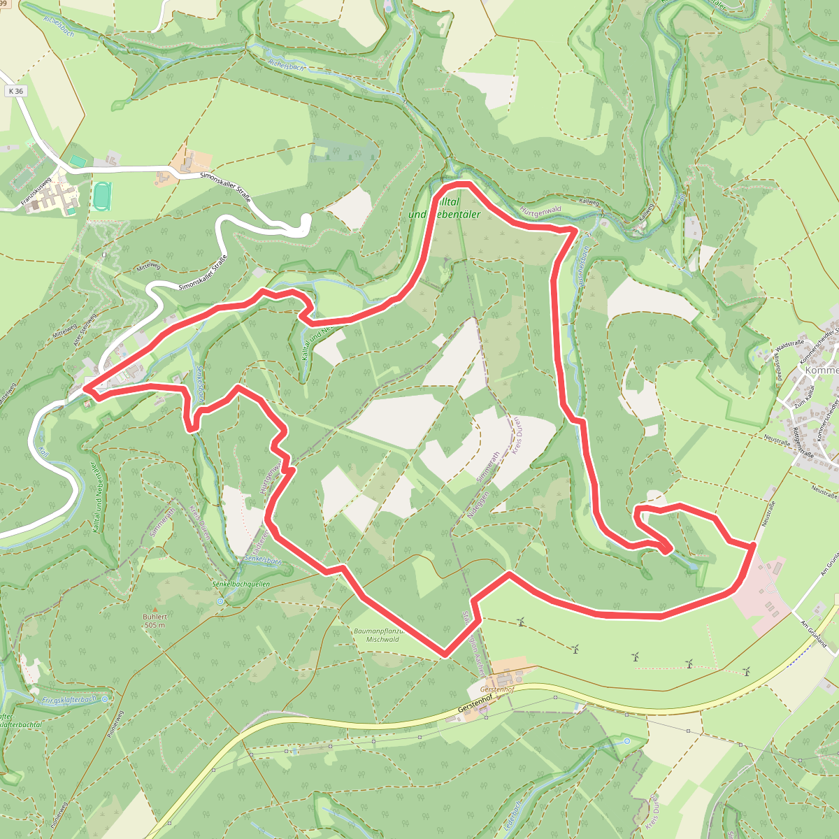 Eifelverein Wanderweg 70