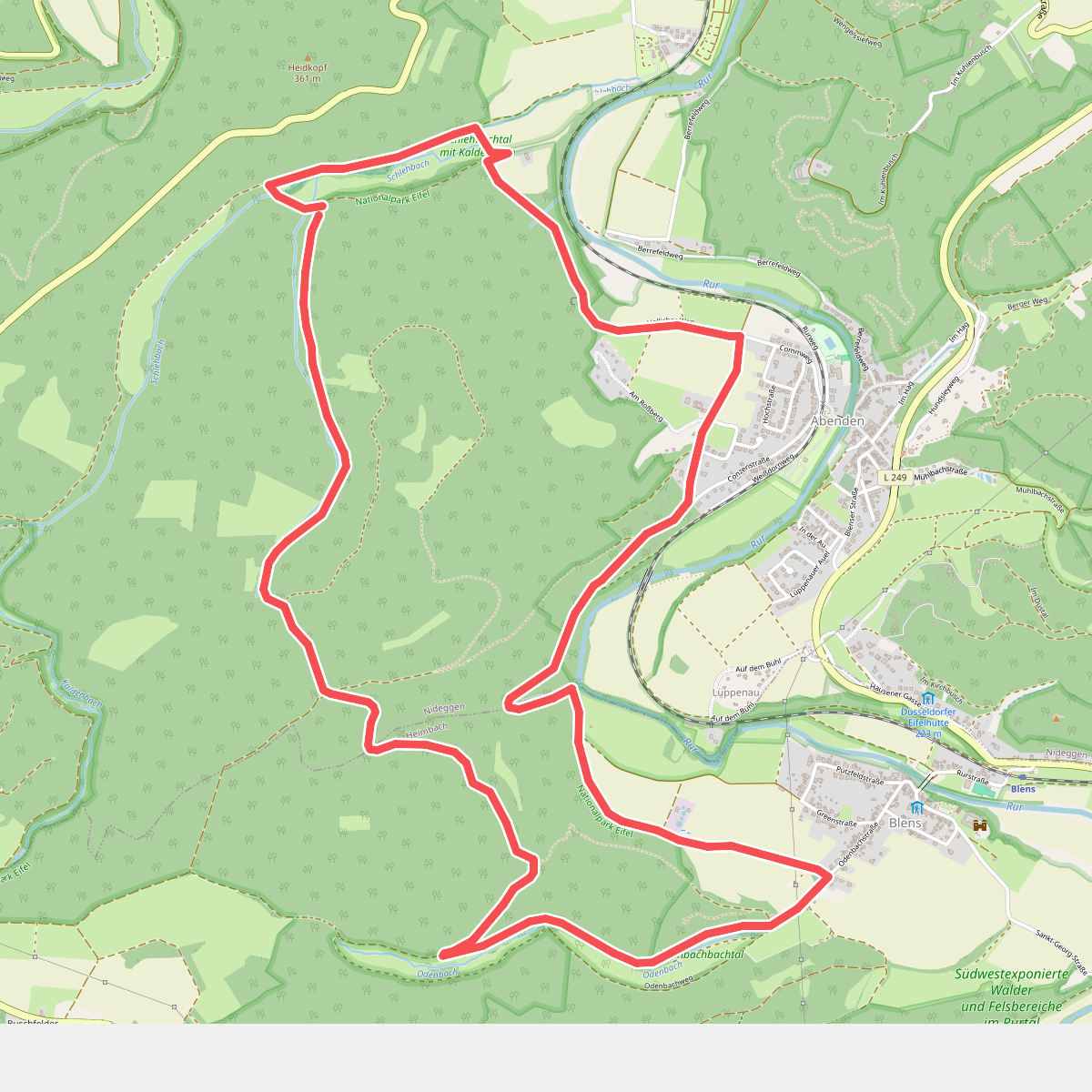 ThemenTour 1 - Abkürzung (T1)