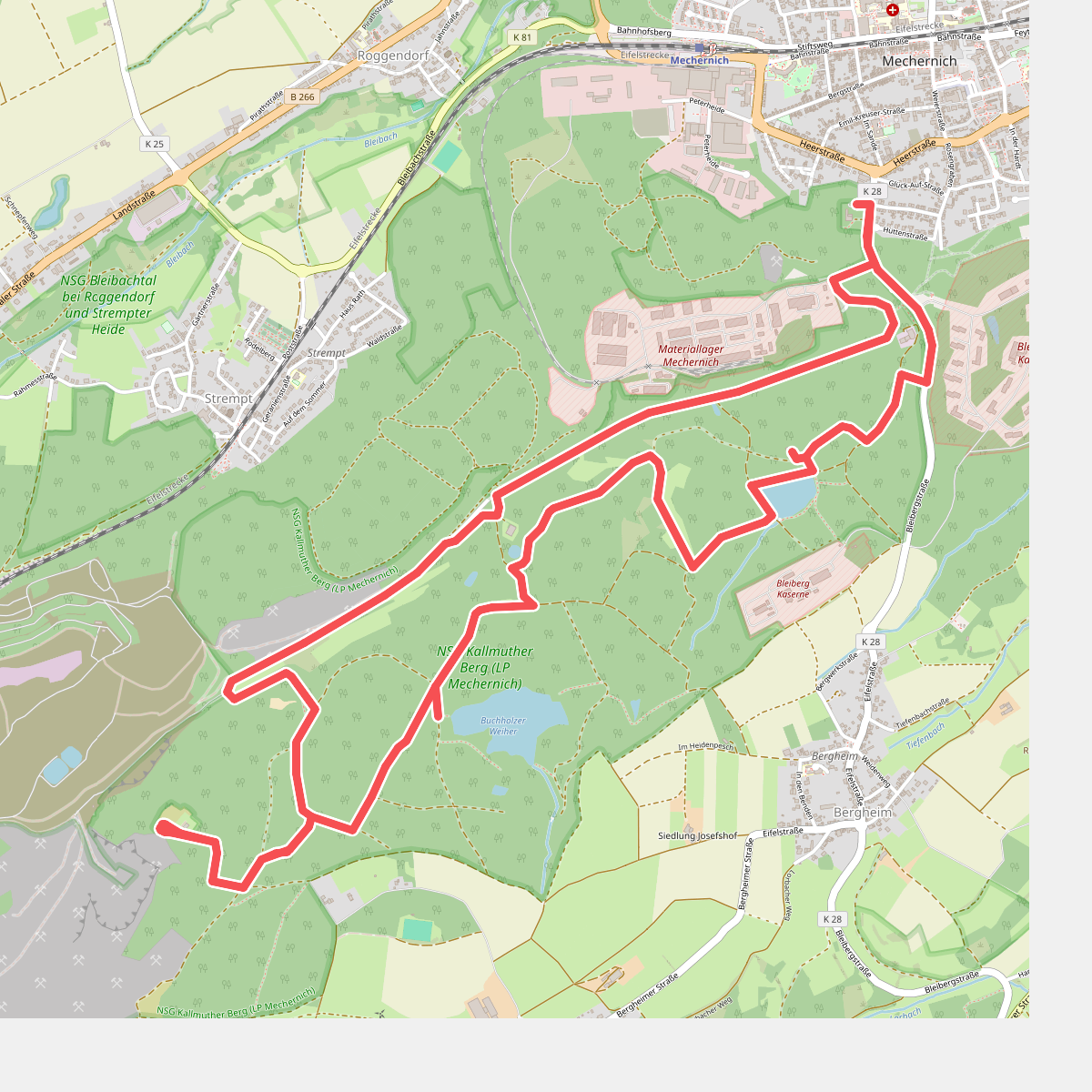 EifelSchleife Bergbauhistorischer Wanderweg