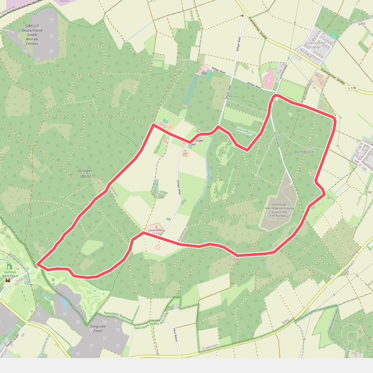 Tour Burg Zievel