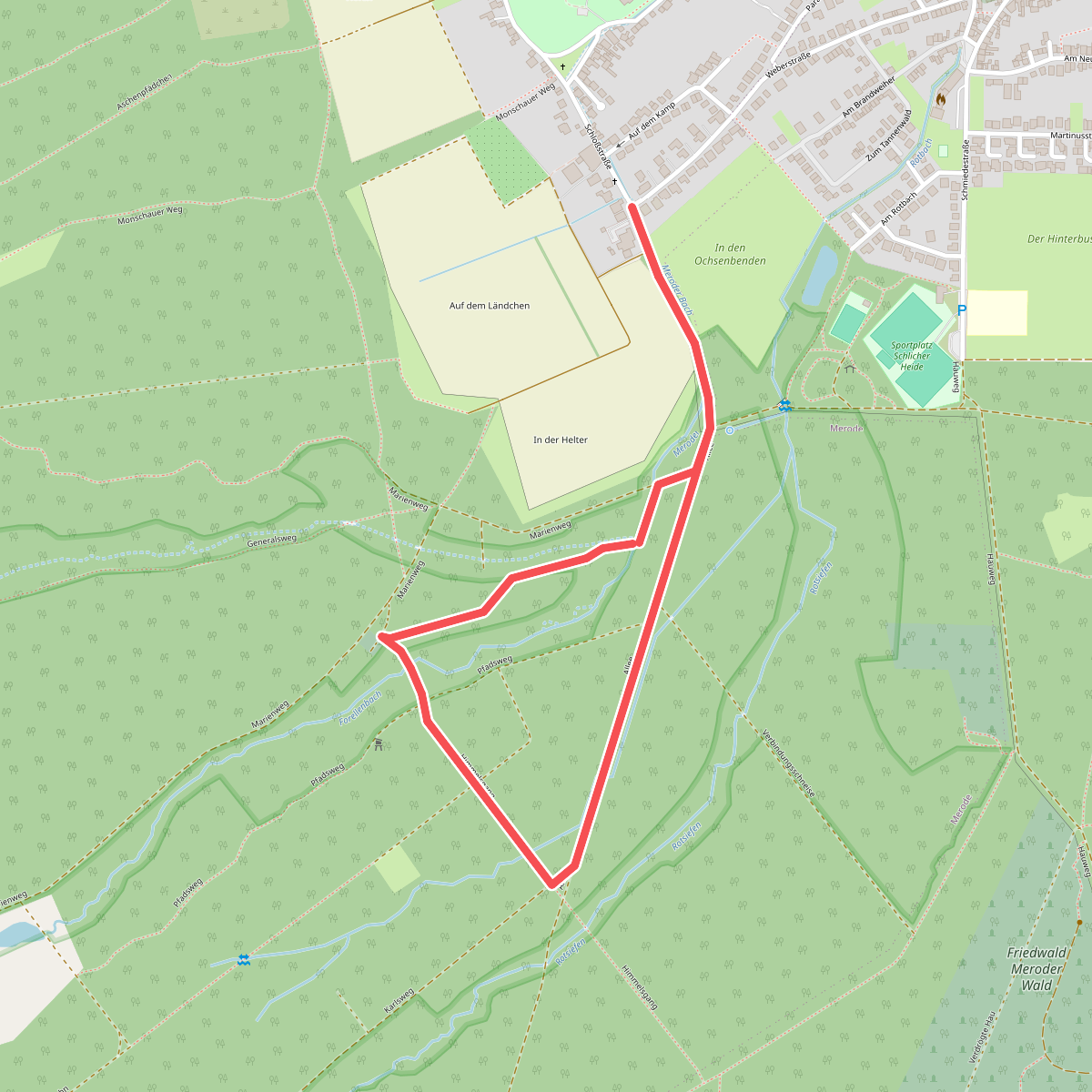 Naturlehrpfad Meroder Wald