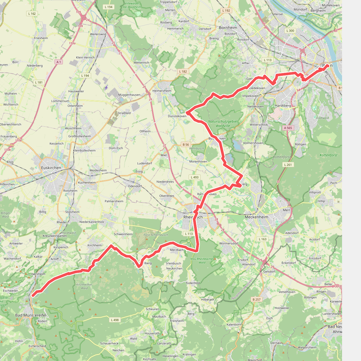 Jakobs-Pilgerweg Bonn - Bad Münstereifel