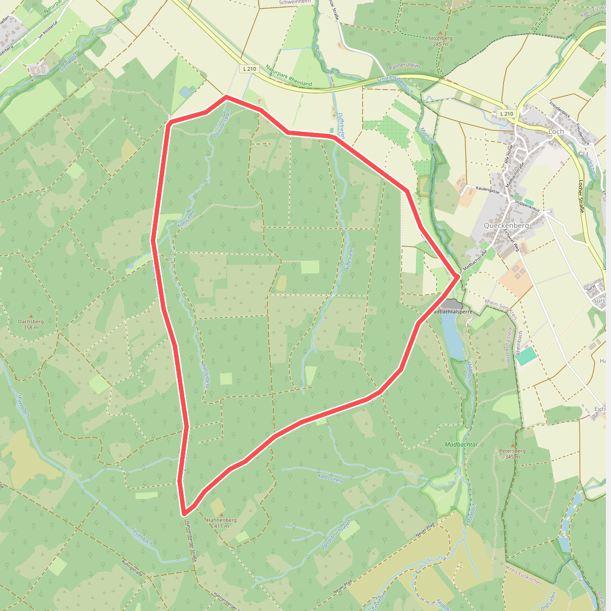 EifelSchleife Madbachtalsperre