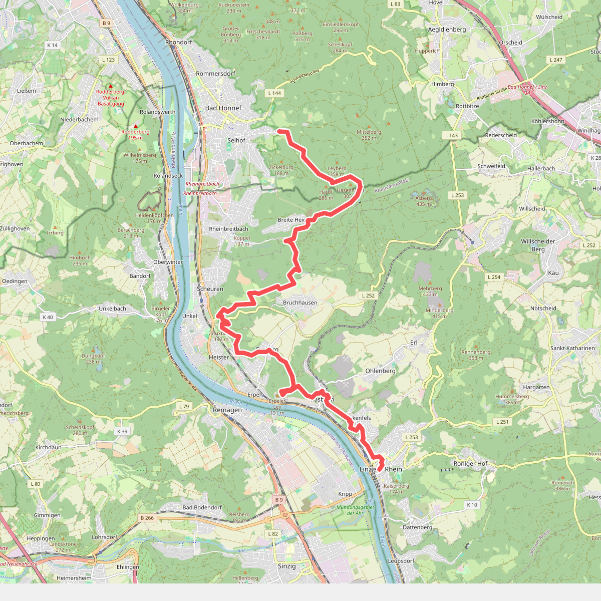 Rheinsteig Etappe 03 [Bad Honnef - Linz]