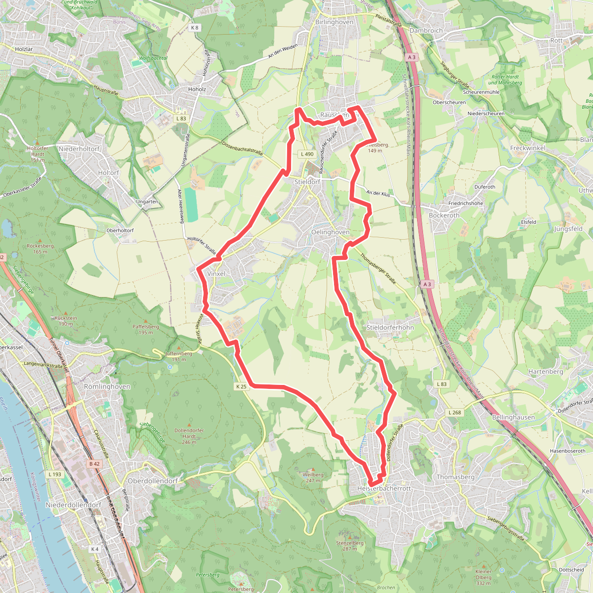KapellenSchleife 1 - Felder, Wiesen & Weiden
