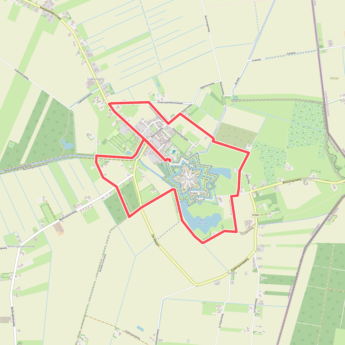 Rondom de Vesting Bourtange