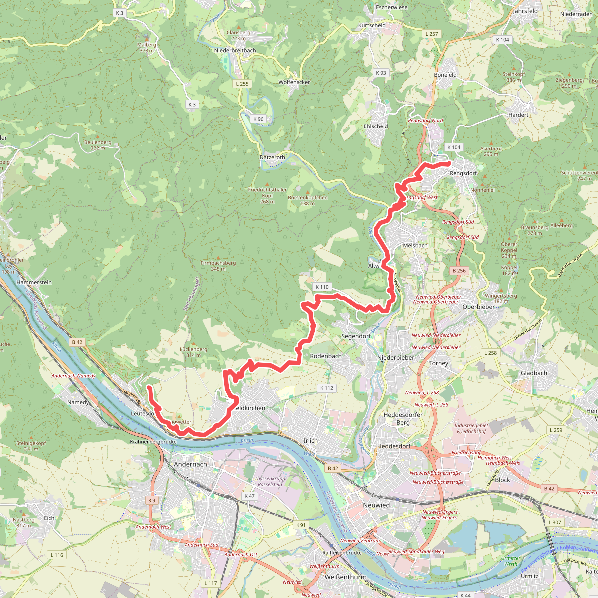 Rheinsteig Etappe 06 [Leutesdorf - Rengsdorf]