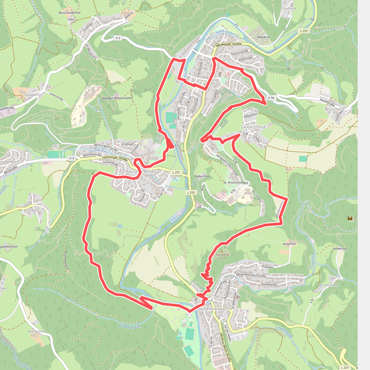 Erlebnisschleife Wiedblick-Tour