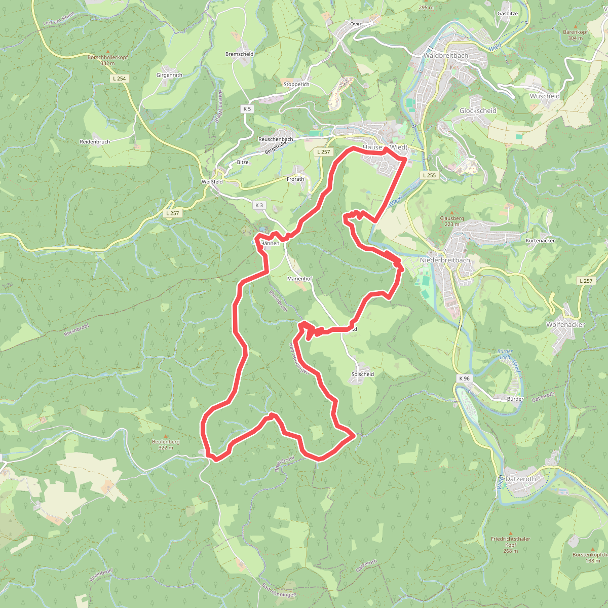 Rundwanderweg Hausen (Wied) 1