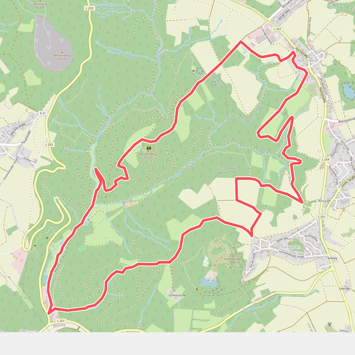 LZ7 - Rundwanderweg Rennenberger Bachtal