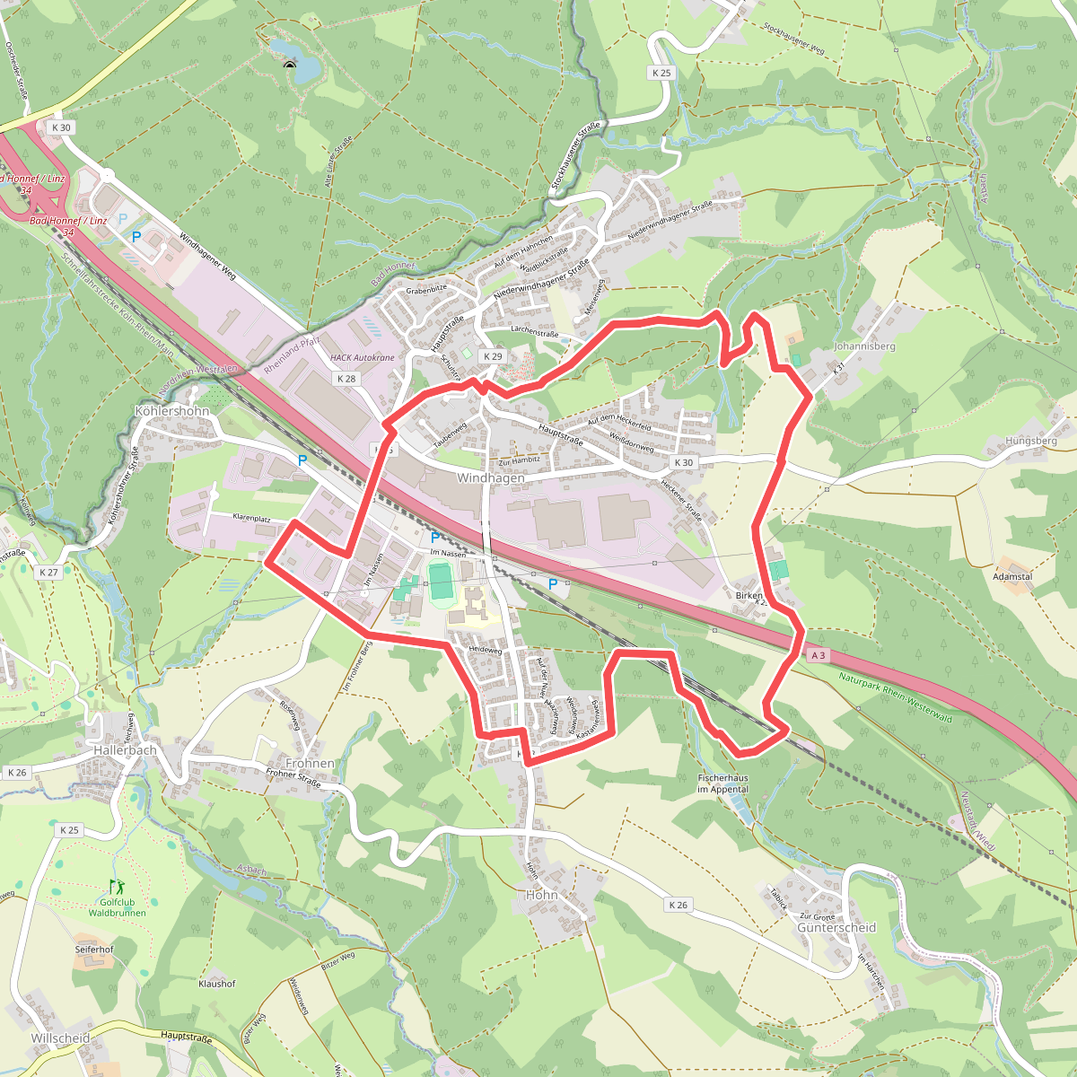 [W2] Windhagener Weg