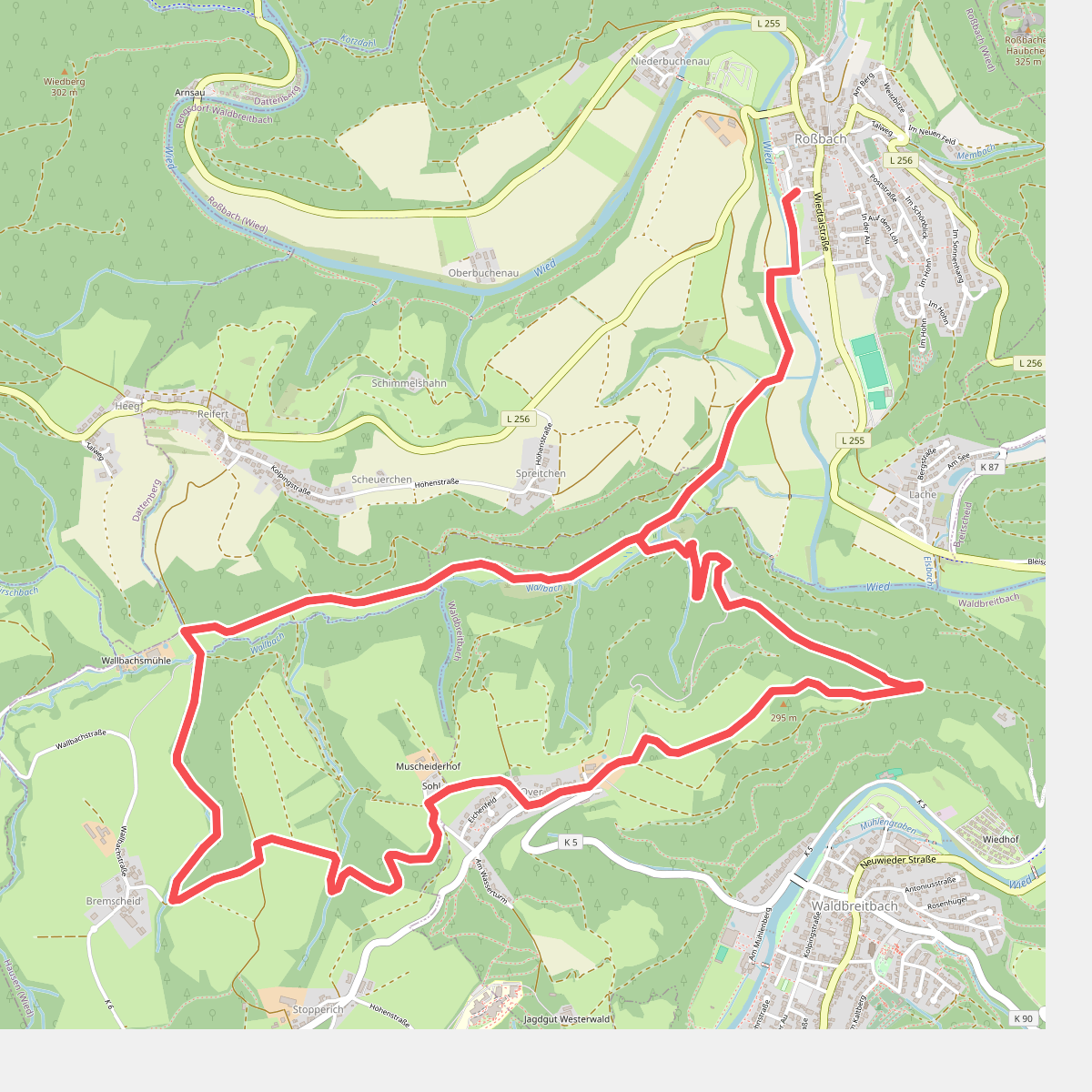 Rundwanderweg Roßbach 4 (alt)