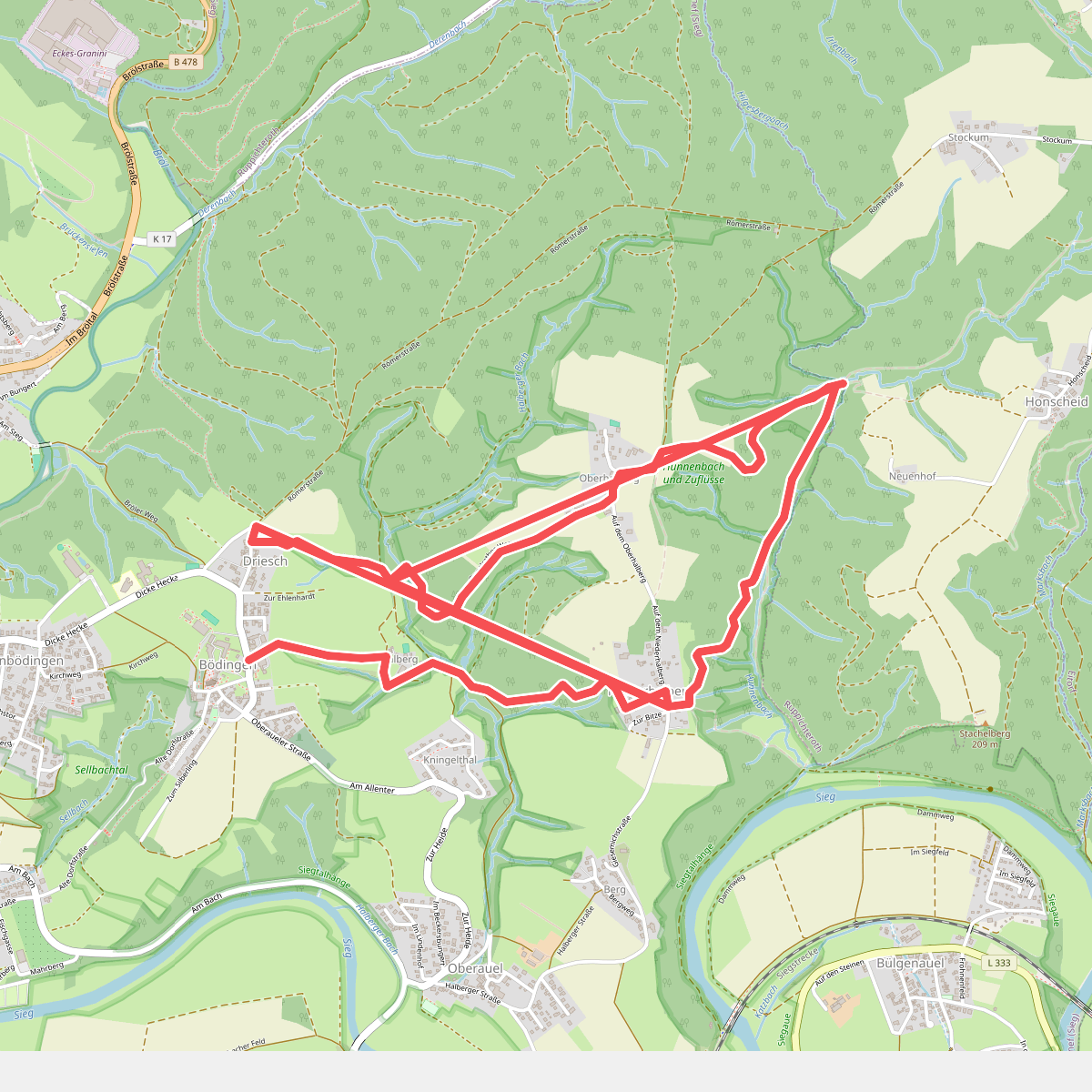 Bödingen Rundweg A3