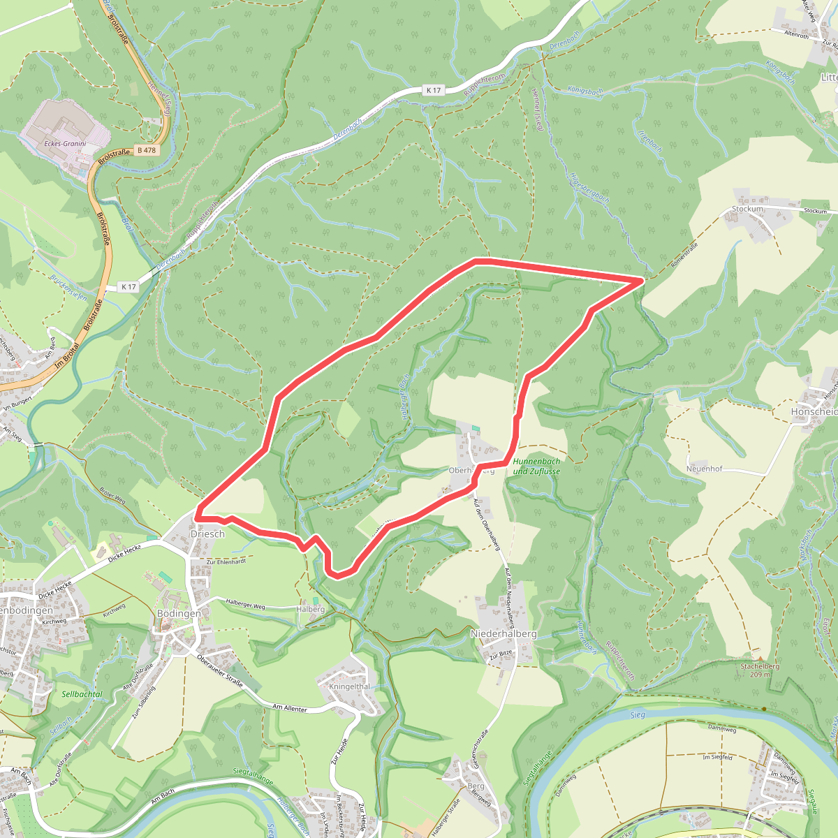 Bödingen Rundweg A4