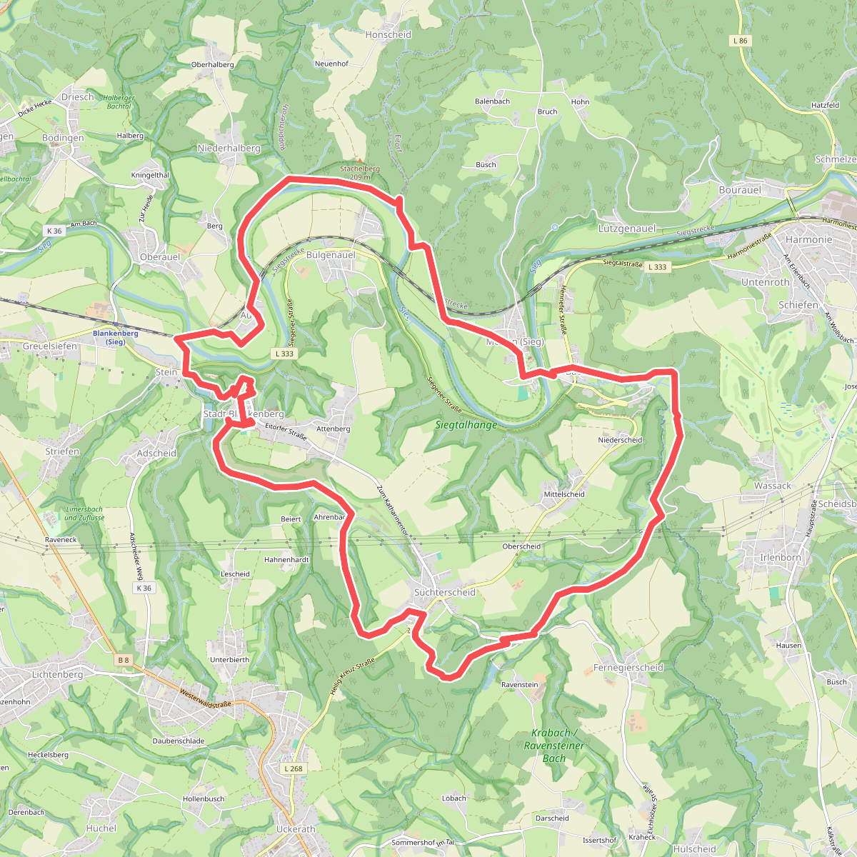 Dreitälerweg (Erlebnisweg Sieg Nr. 8)