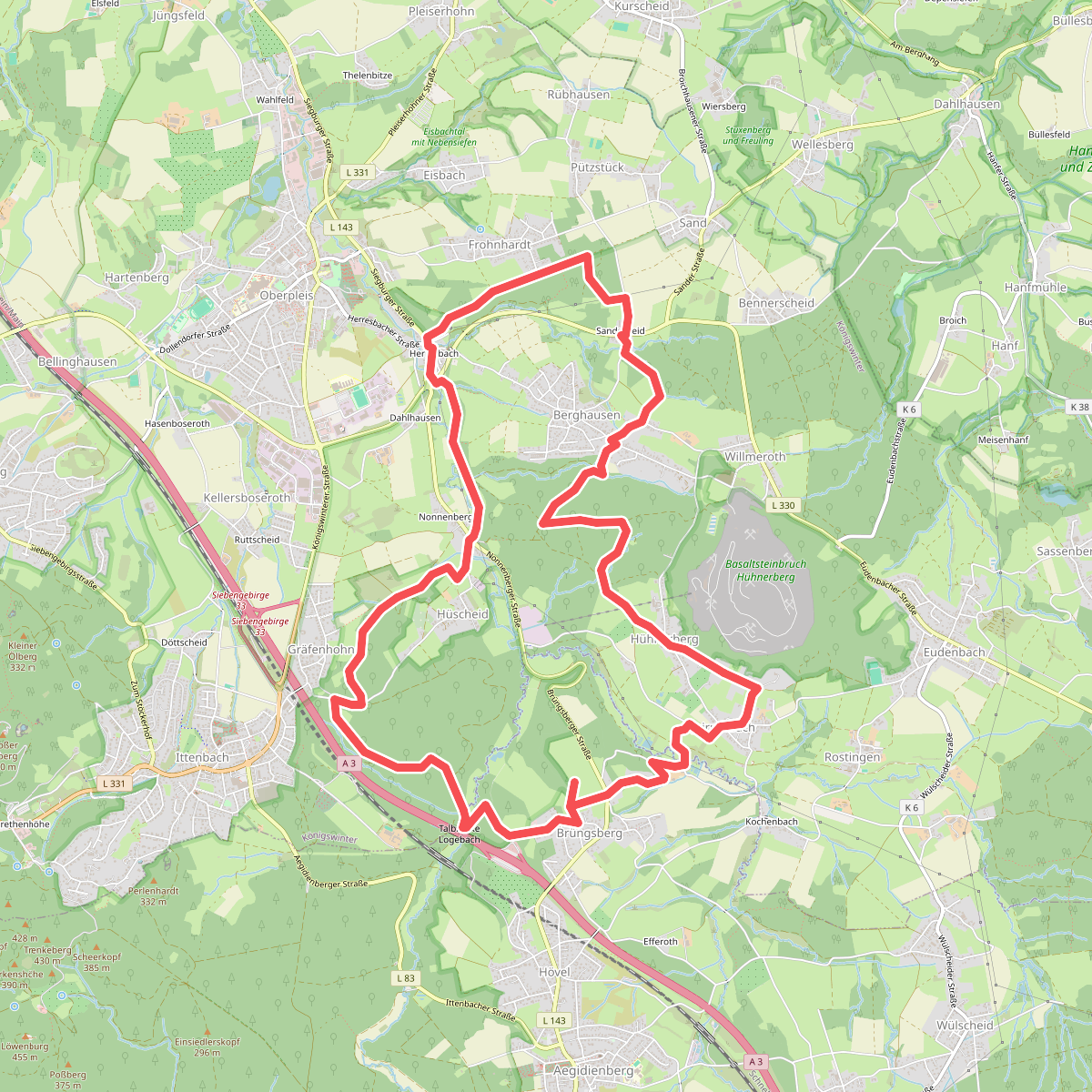 KapellenSchleife 3 - Bergbau, Bäche & Handelswege