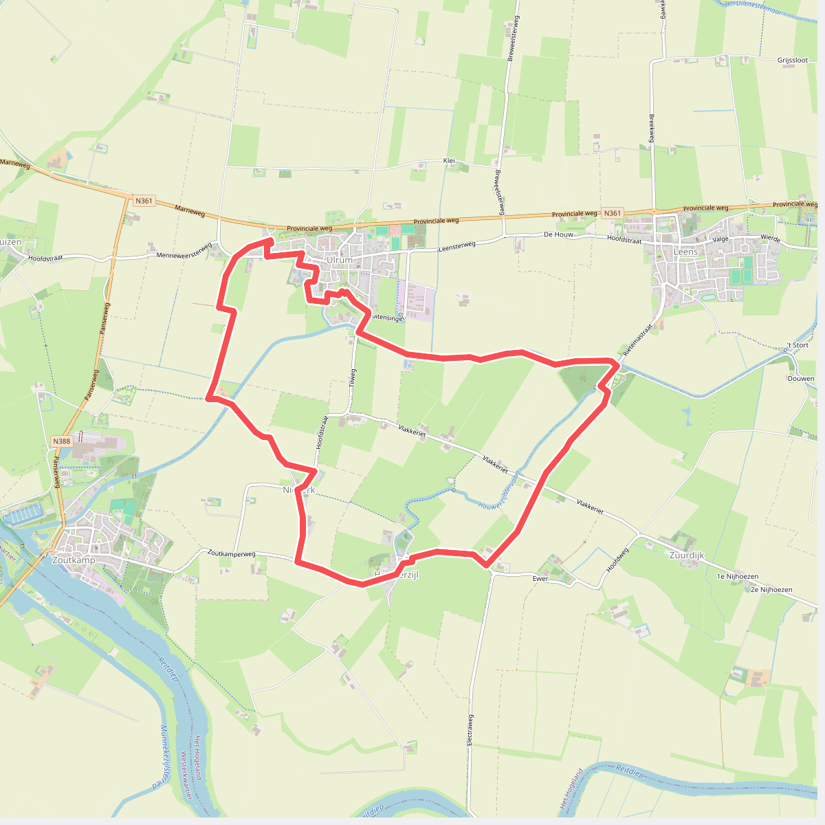 Historie van water en kerken, glorie van landbouw en werken