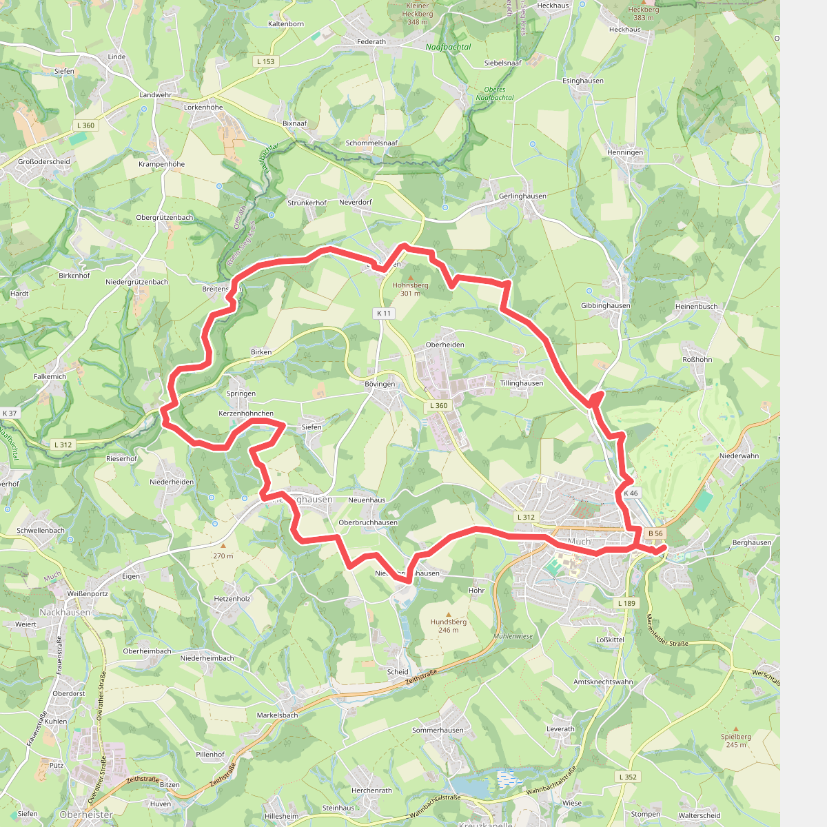Much Rundweg Volldreieck