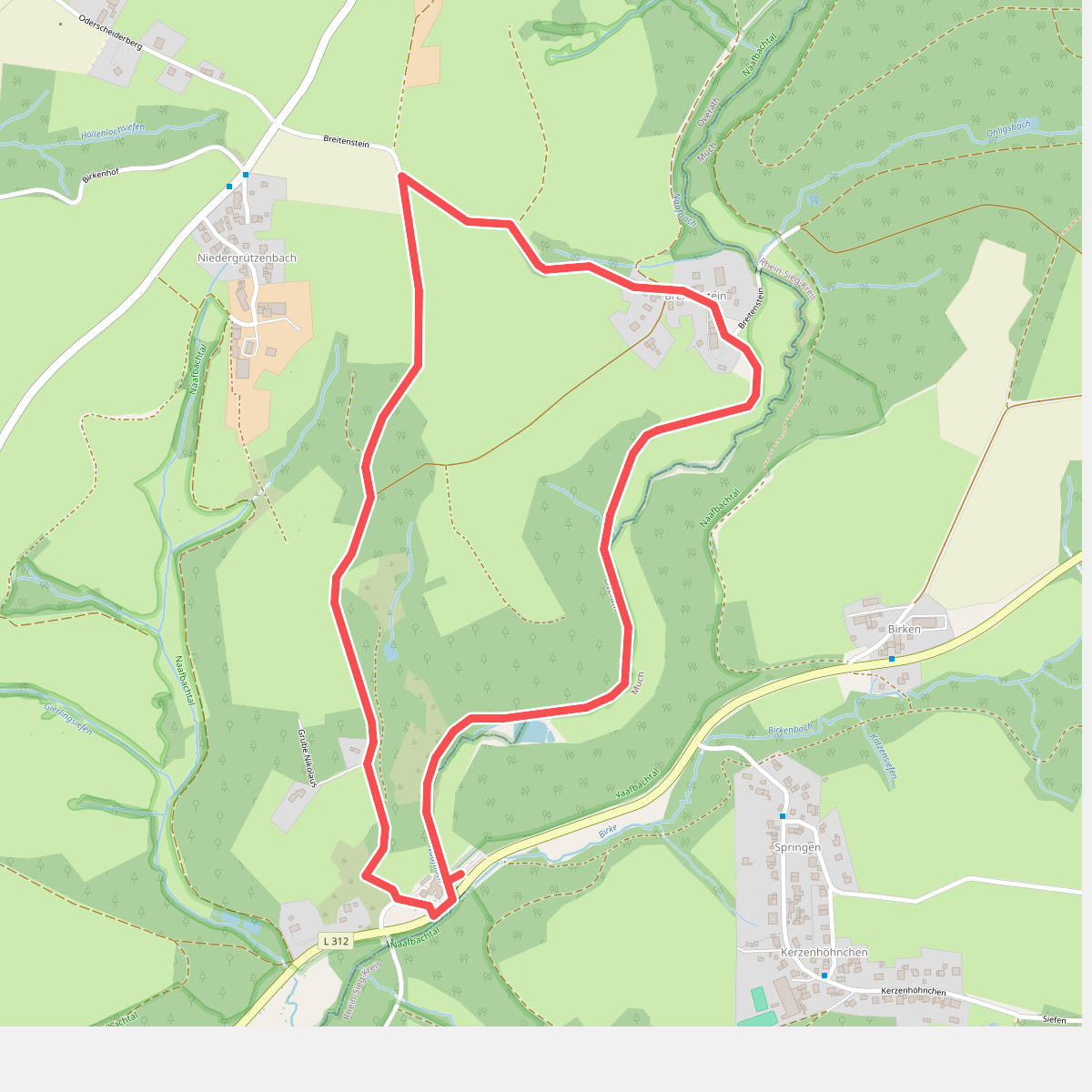 Wanderparkplatz Fischermühle Rundweg A1