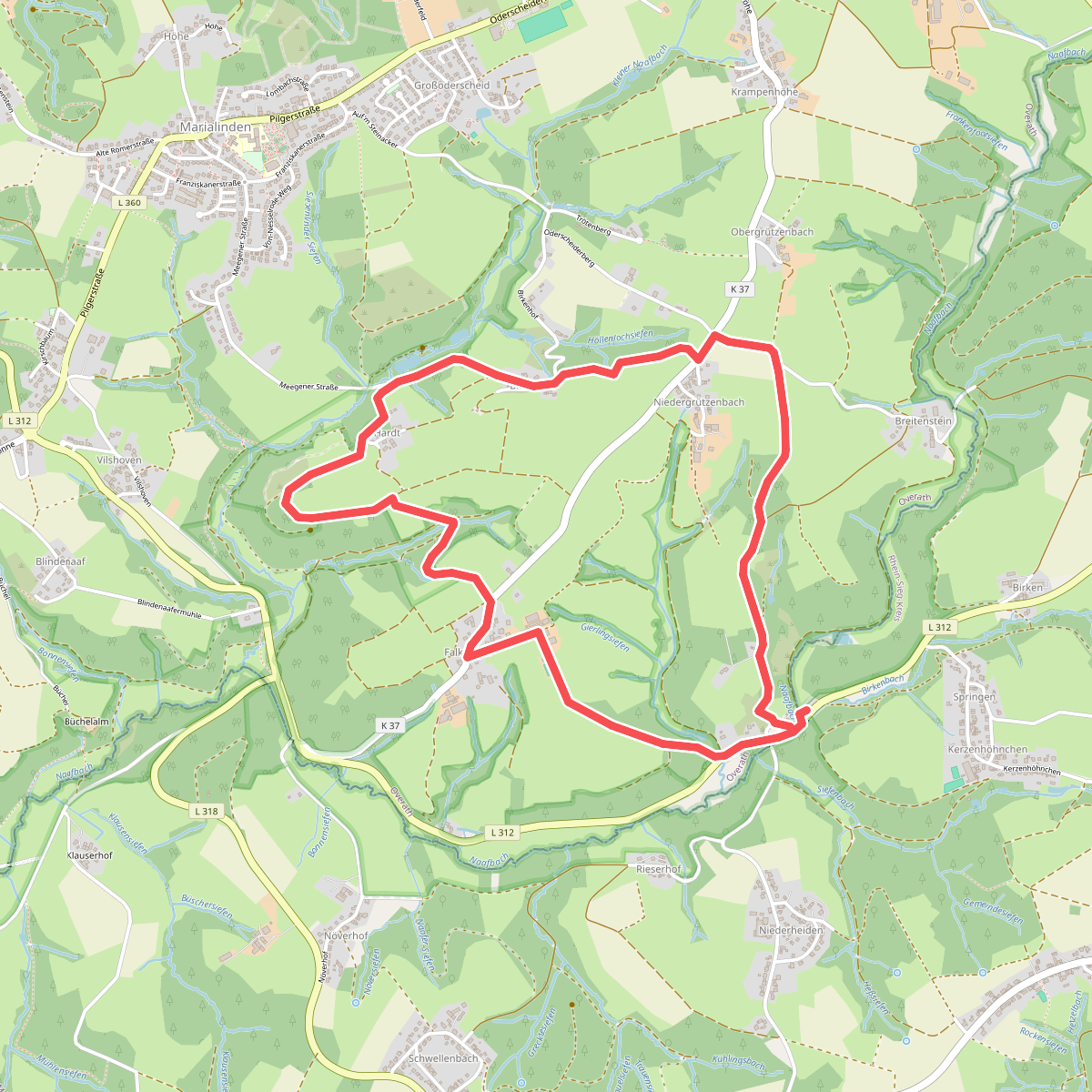Wanderparkplatz Fischermühle Rundweg A2