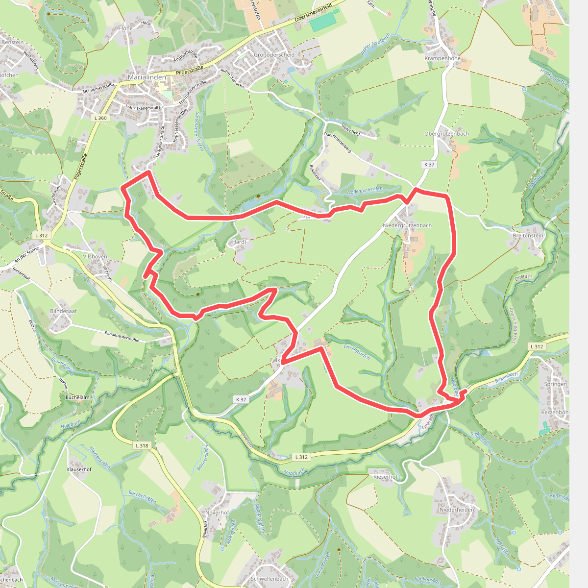 Wanderparkplatz Fischermühle Rundweg A3