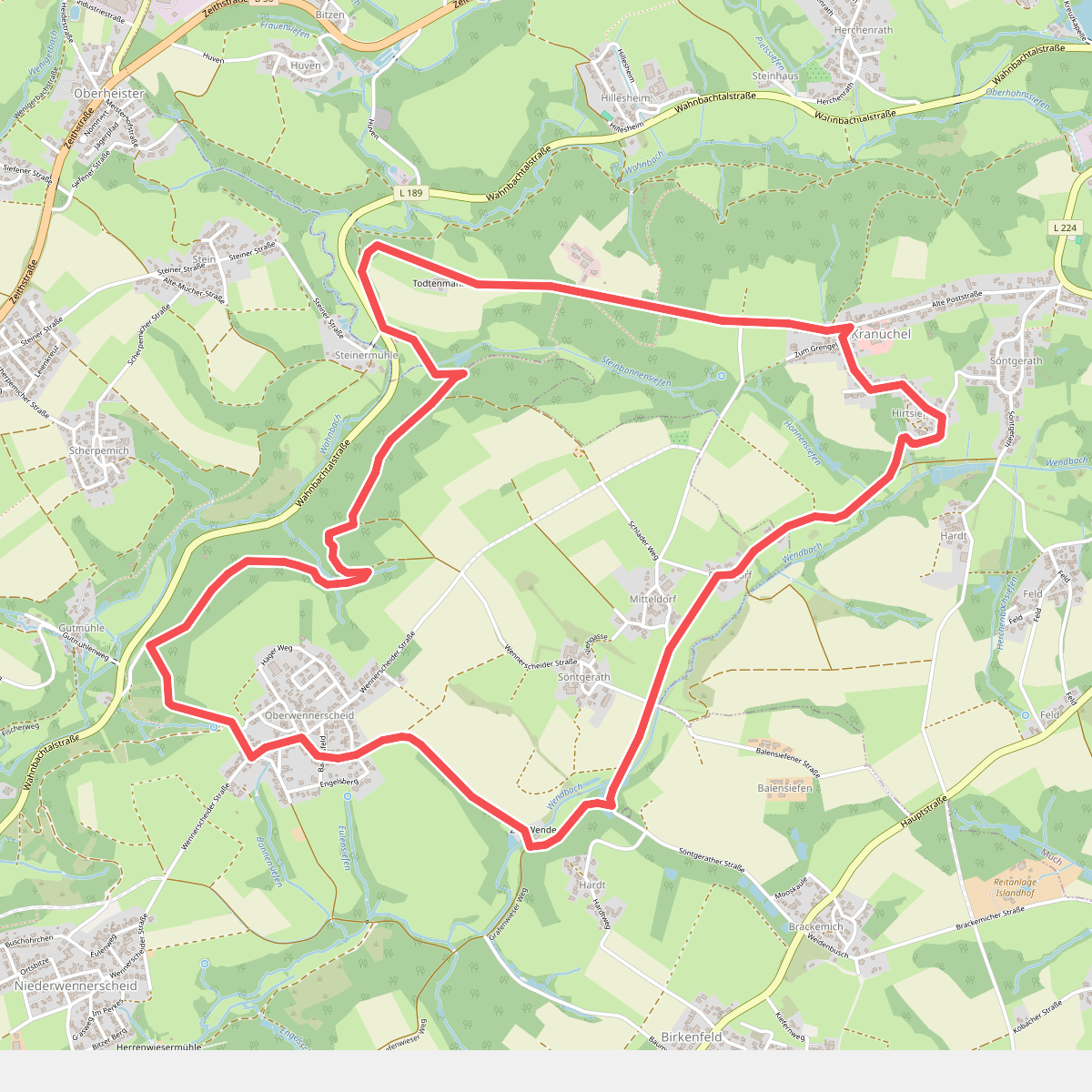 Wendmühle Rundweg A4