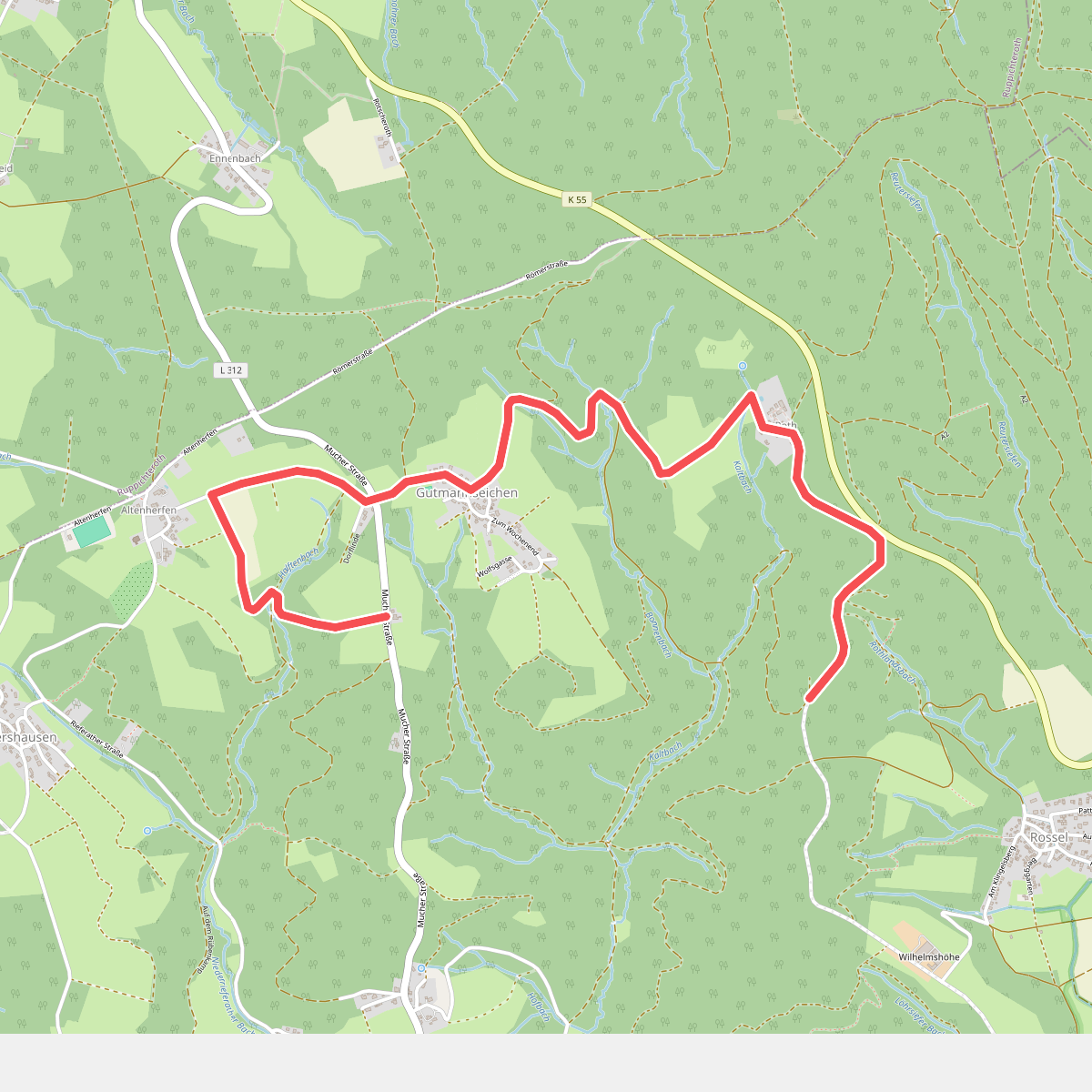 Altenherfen Rundweg U