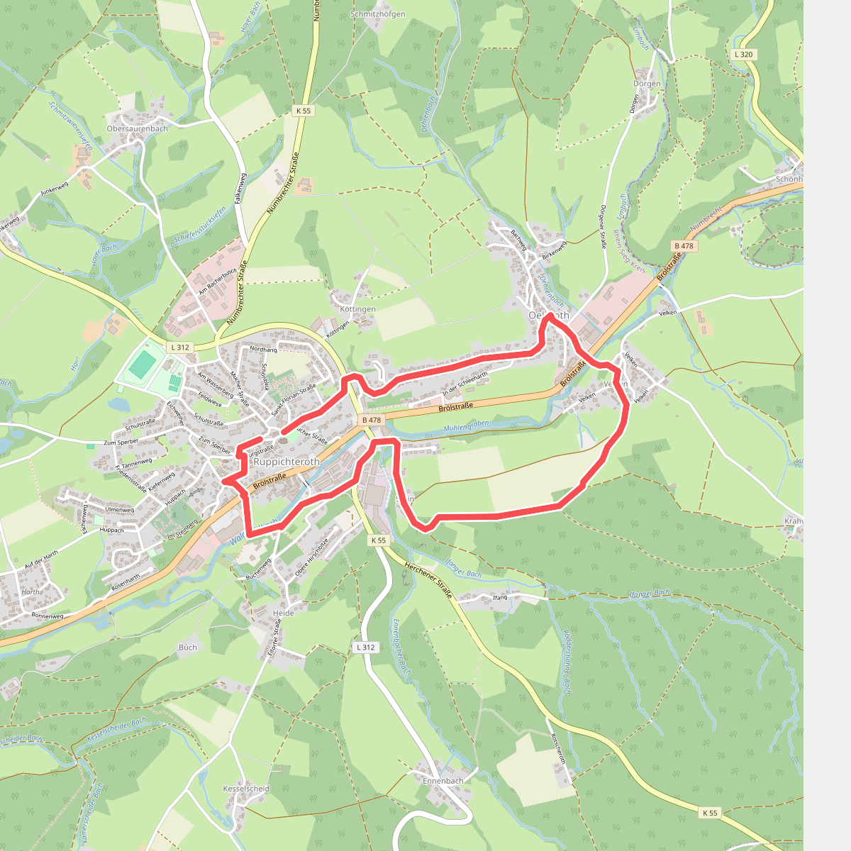 Ruppichteroth Rundweg Hohlquadrat
