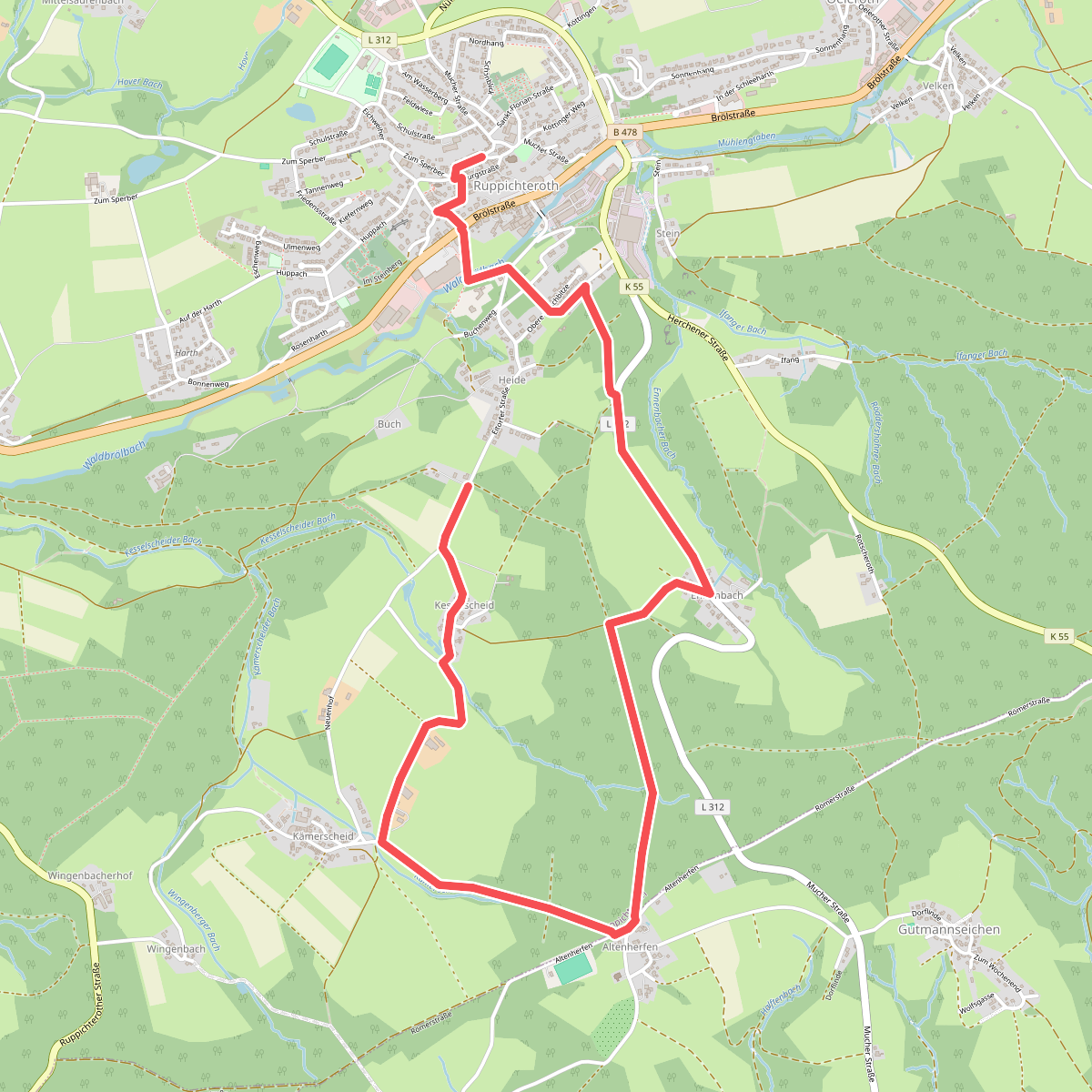 Ruppichteroth Rundweg Kreis
