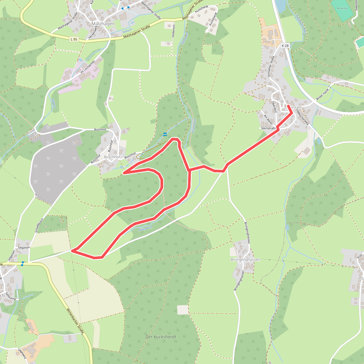 Drinsahl: Rundweg U