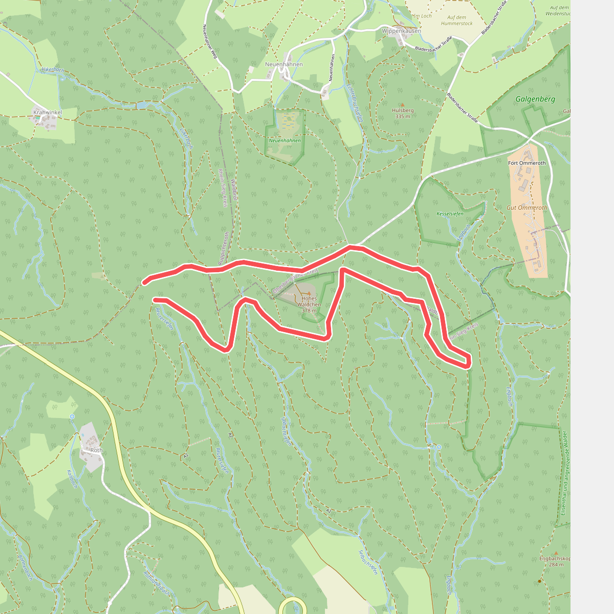 Nutscheid Rundweg Vollquadrat