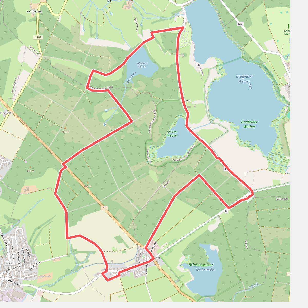 7-Weiher-Weg Schleife Schmaddippen