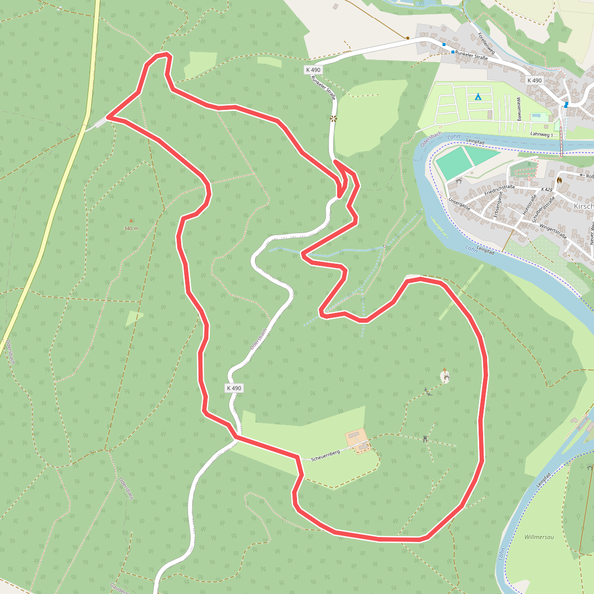 Keltenwanderweg - Scheuernberger Kopf - Schützenberg