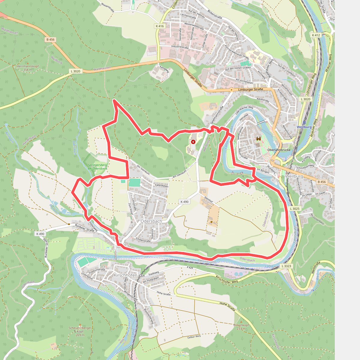 Wasserwanderweg - Jugendherberge - Kettenbrücke