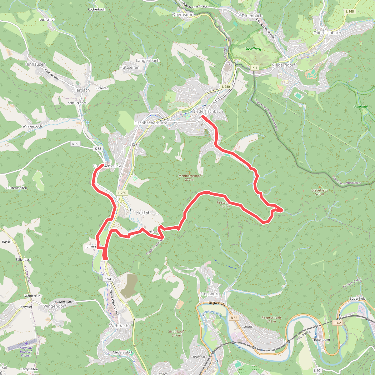 Grubenwanderweg Niederfischbach