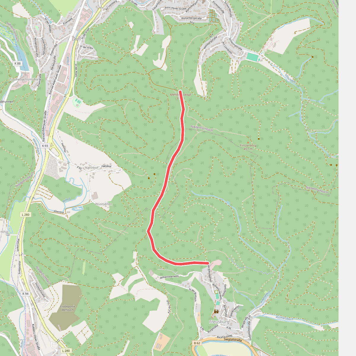 Niederfischbach Rundweg N16