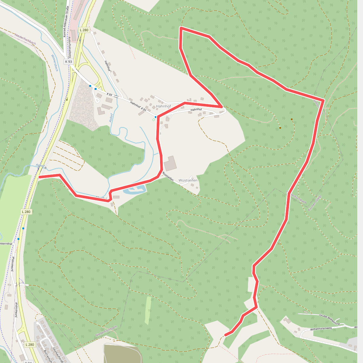 Niederfischbach Rundweg N8