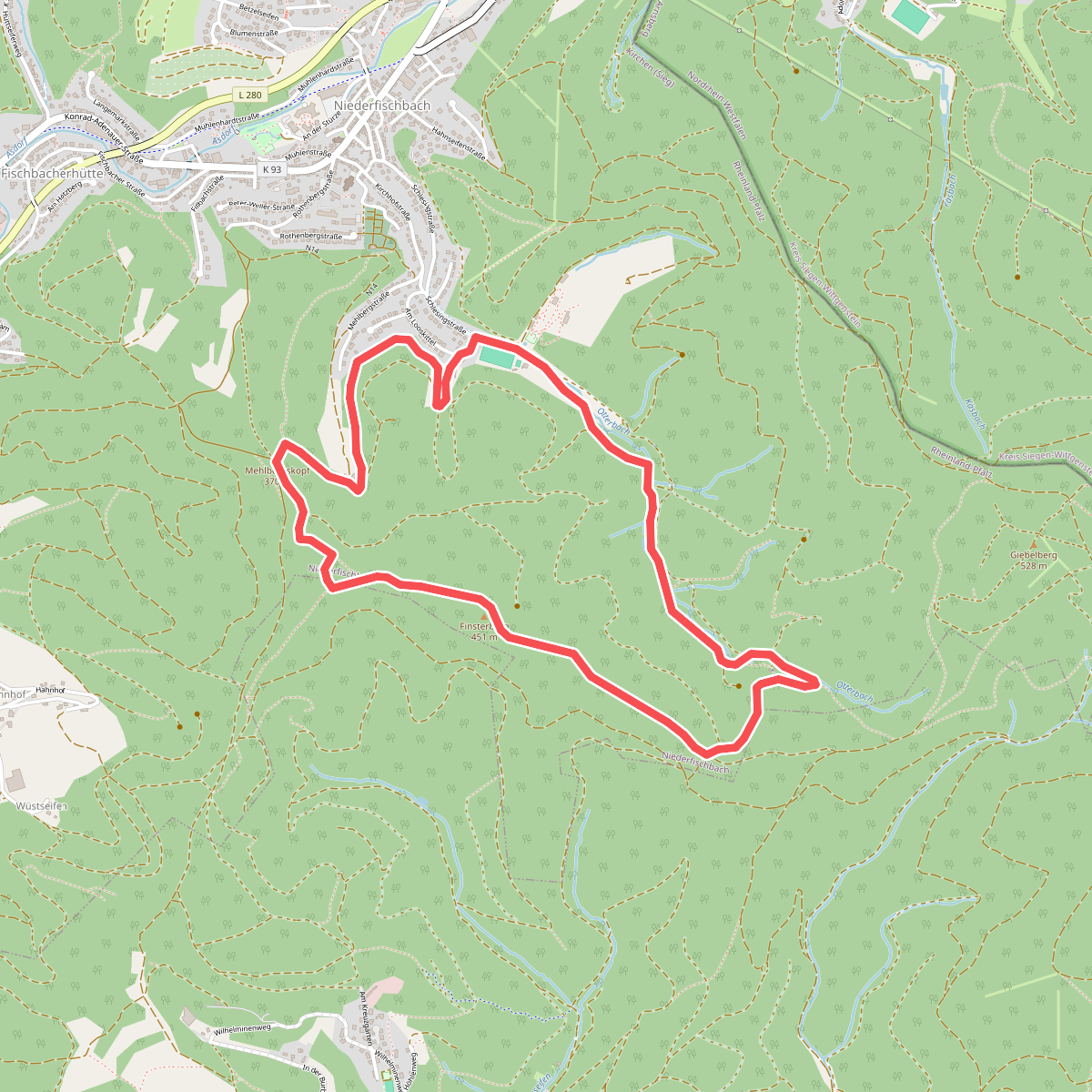 Niederfischbach Rundweg N2