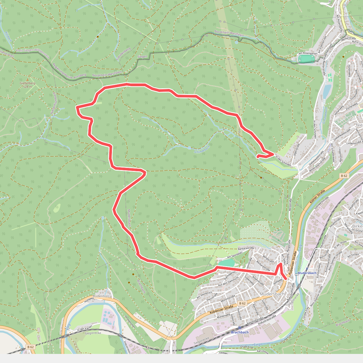 Wanderweg Mudersbach M5