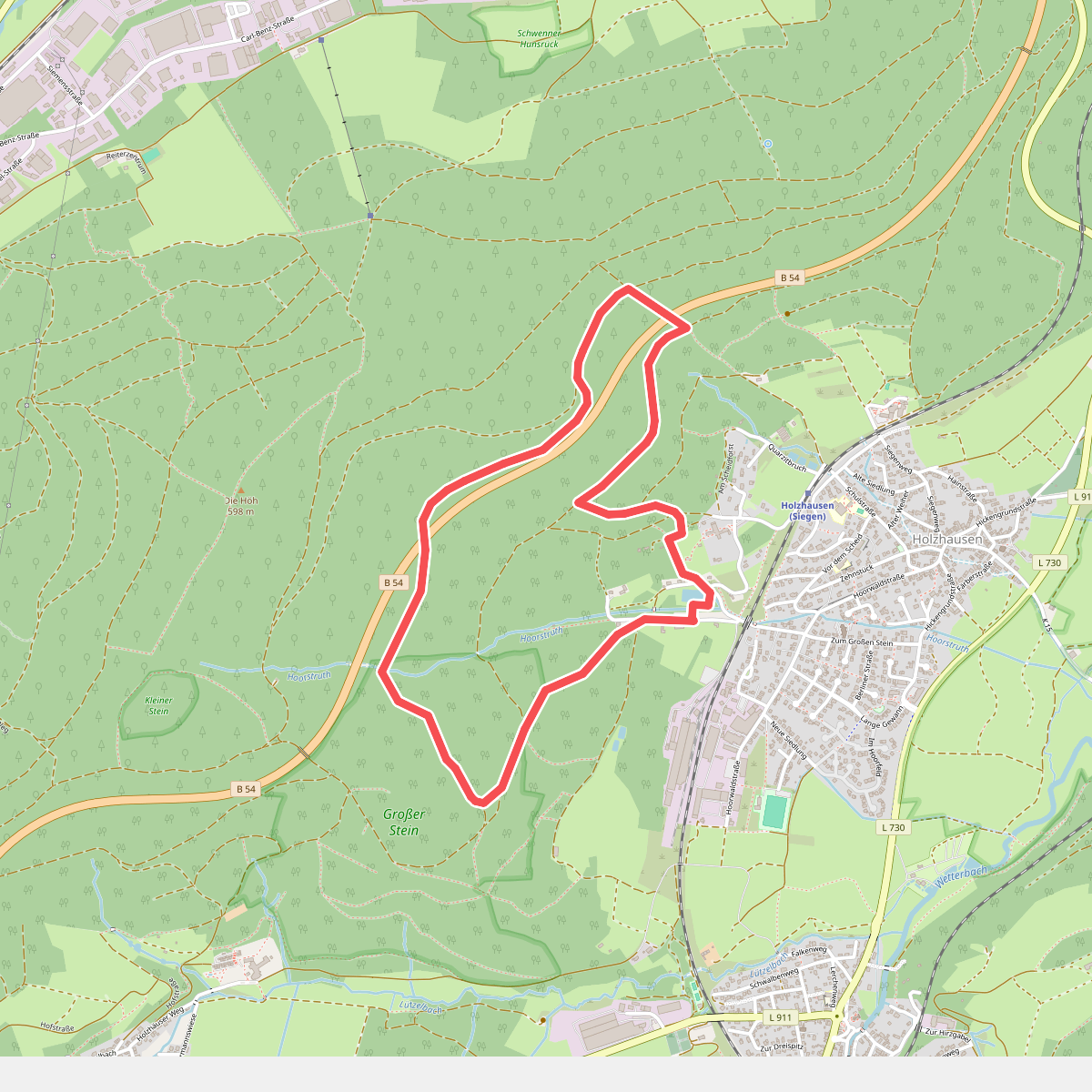 Ho2 Örtlicher Rundwanderweg