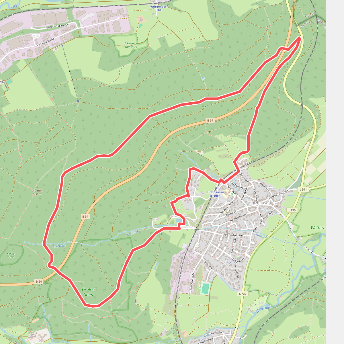 Ho3 Örtlicher Rundwanderweg