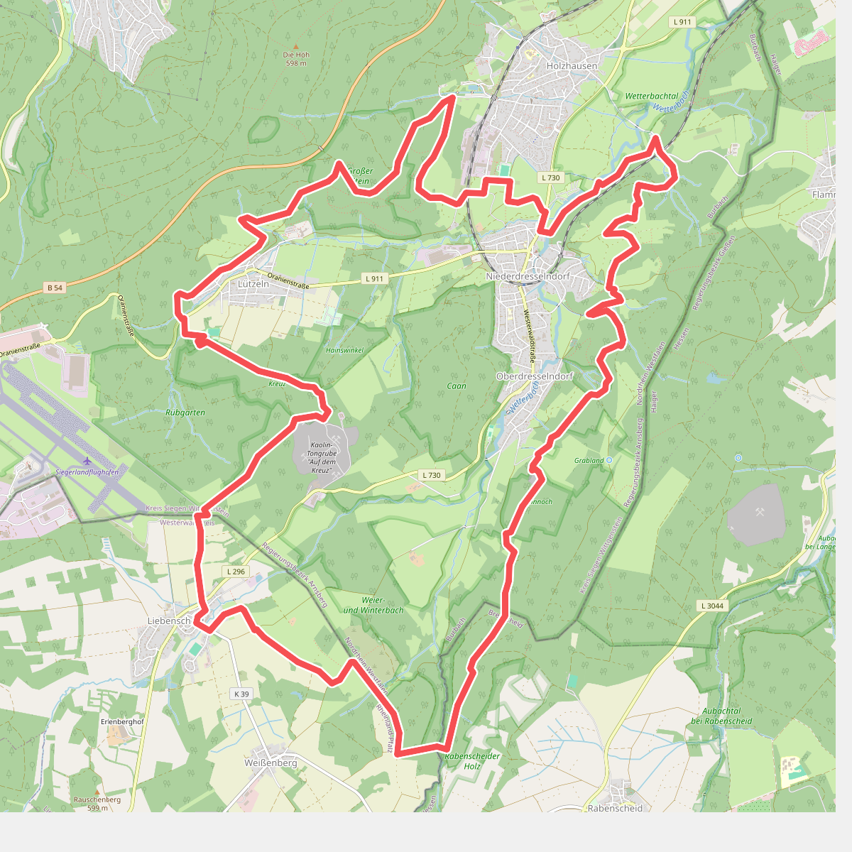 Rothaarsteig-Spur Romantischer Hickengrund