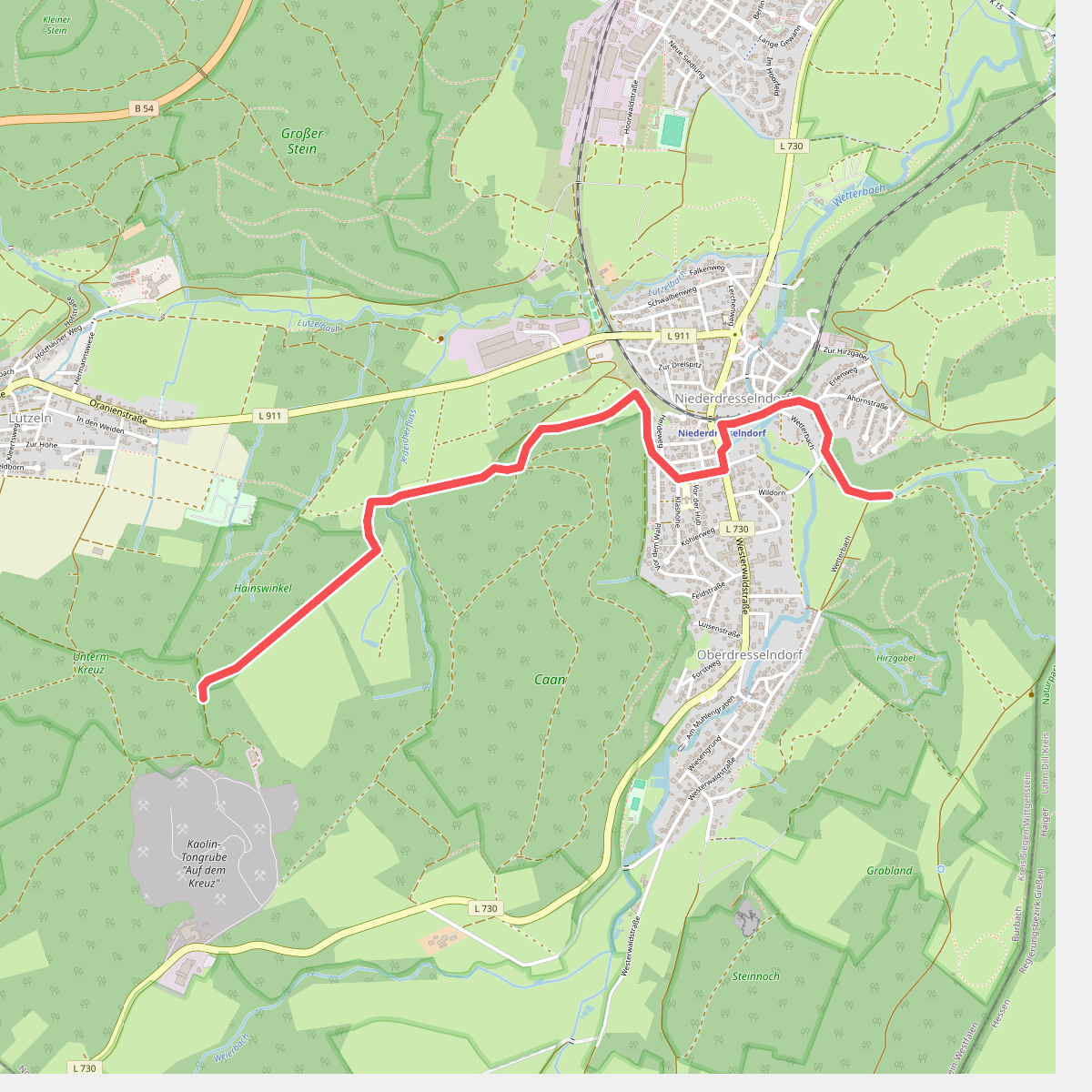 Rothaarsteig-Zugangsweg Niederdresselndorf